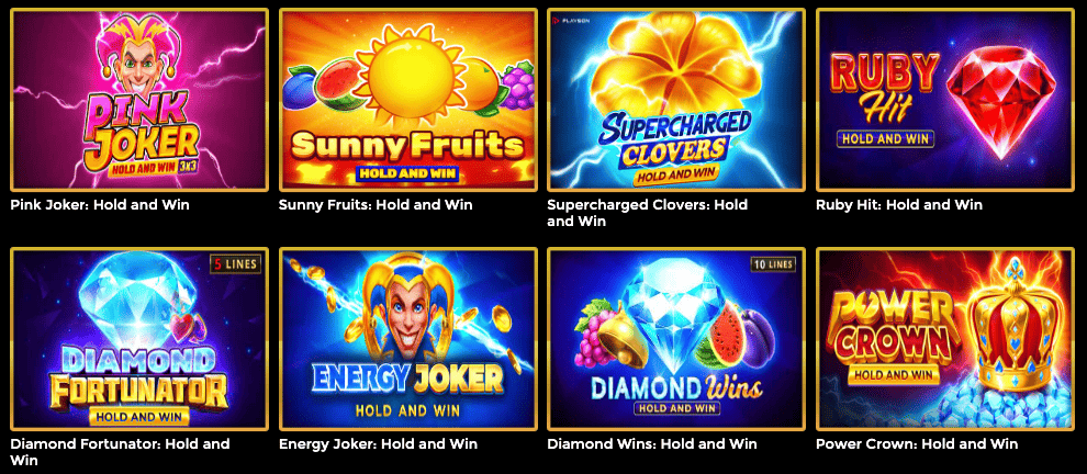 Bonrush Casino Interface Screenshot